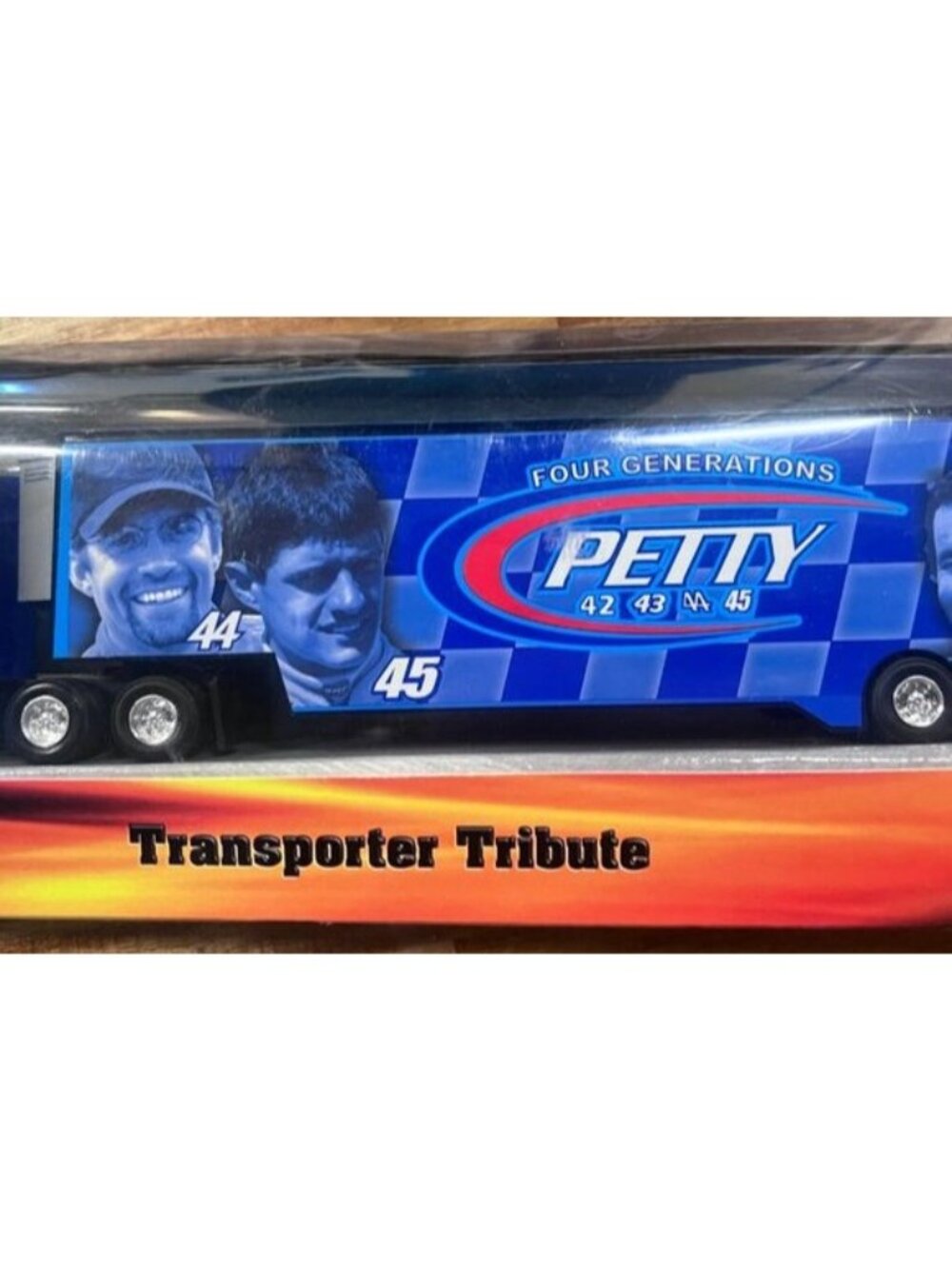 Collectible Hot Wheels Vintage Racing Transporter 2002 Petty family